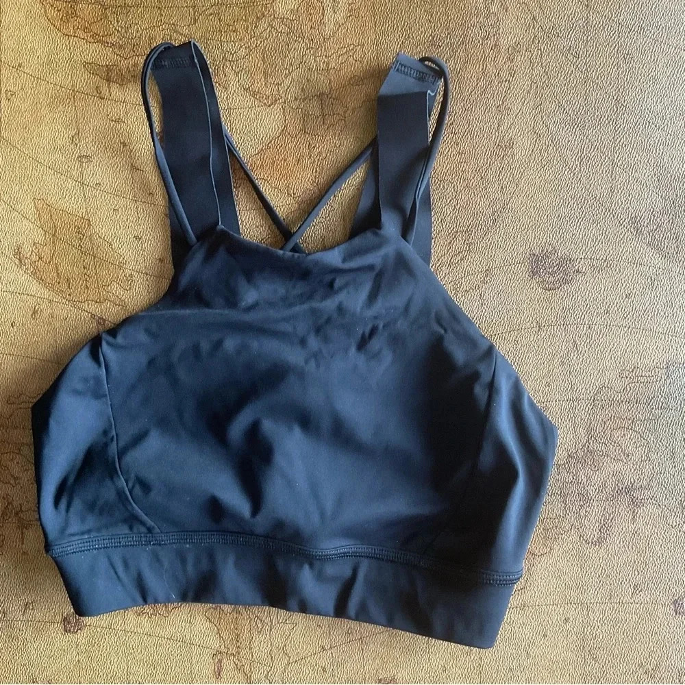 LULULEMON Strong at heart  bra, black - Picture 2 of 6